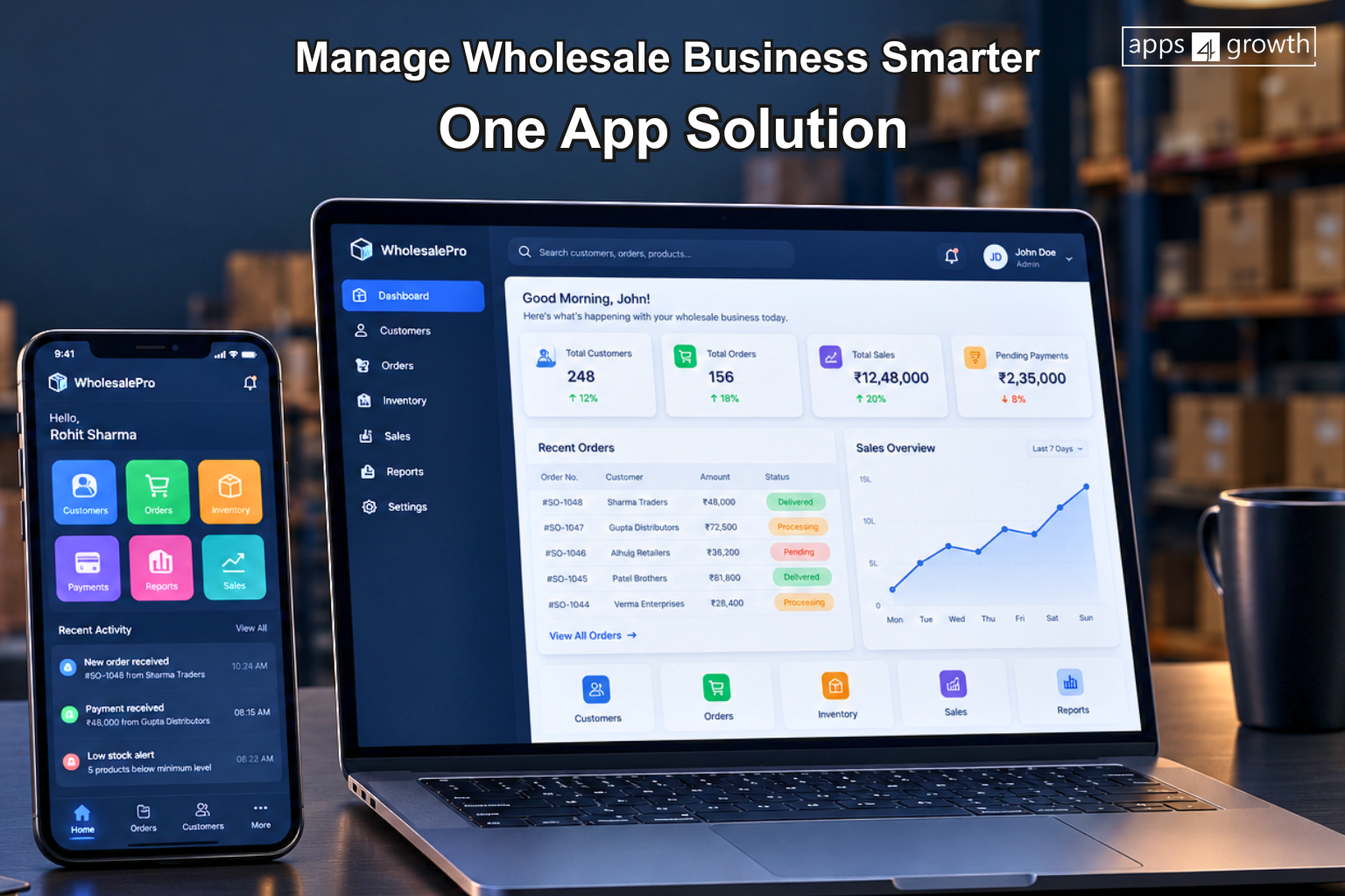 How Can I Manage My Wholesale Business From One App?